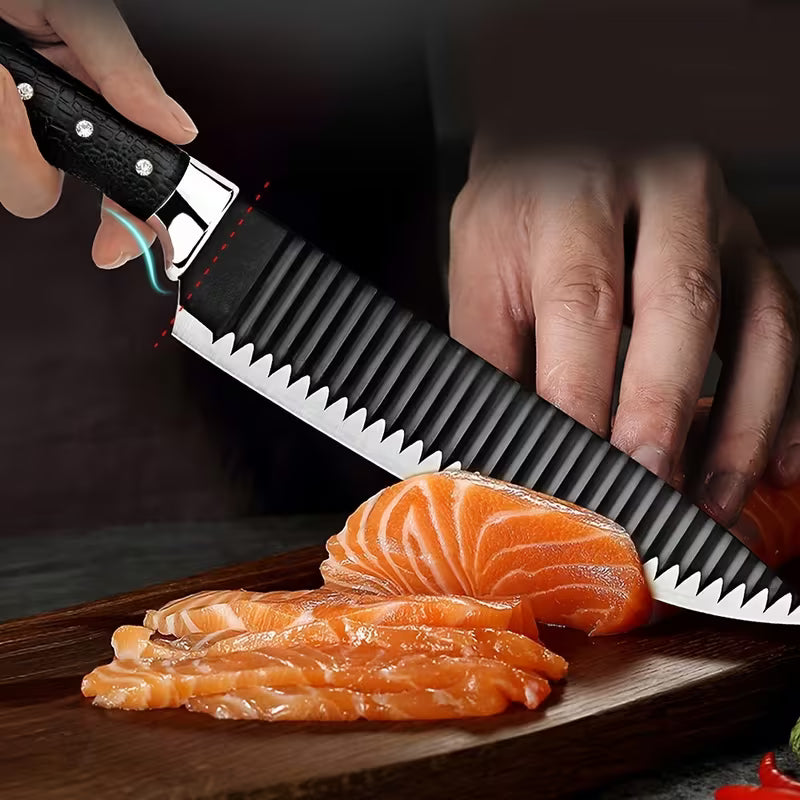 Kitchora BlackEdge™ Pro Knife Set (6-Piece)